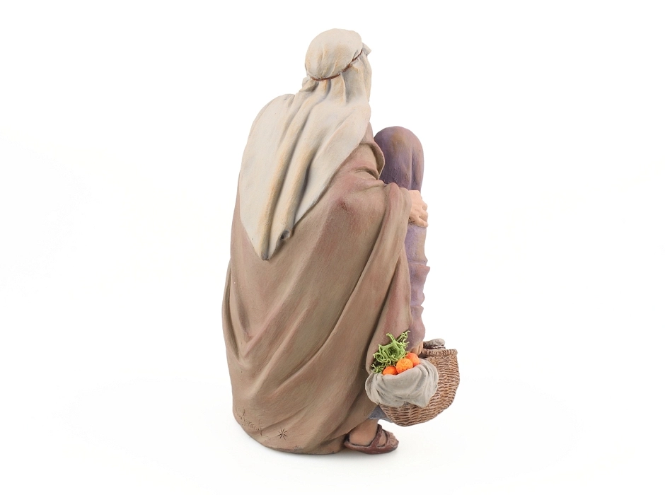 Abuelo y nieta 20 cm.