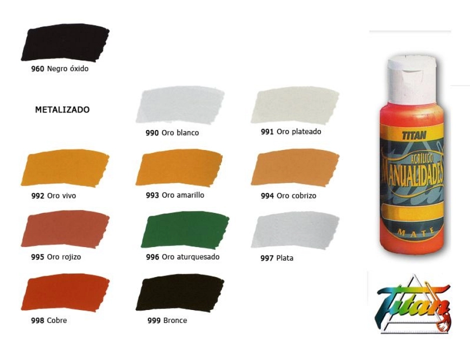 Acrílico Titán metalizado (Bote 60 ml.)