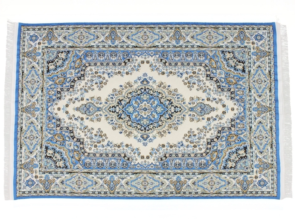 Alfombra persa azul (32x20 cm.) Alfombra persa azul (32x20 cm.)