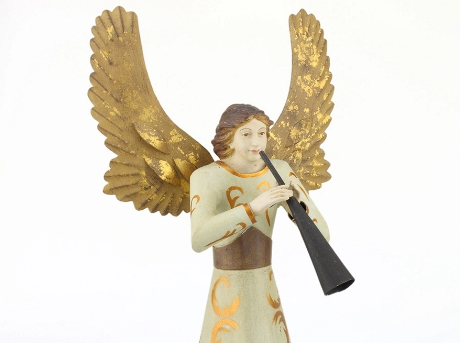 Ángel Botticelli con trompeta 31 cm.