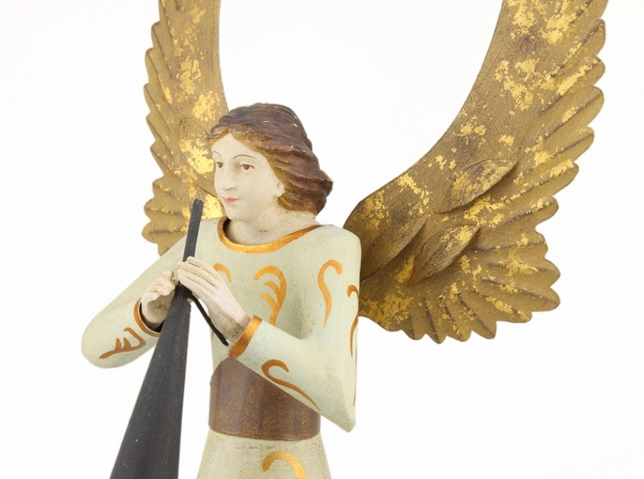 Ángel Botticelli con trompeta 31 cm.