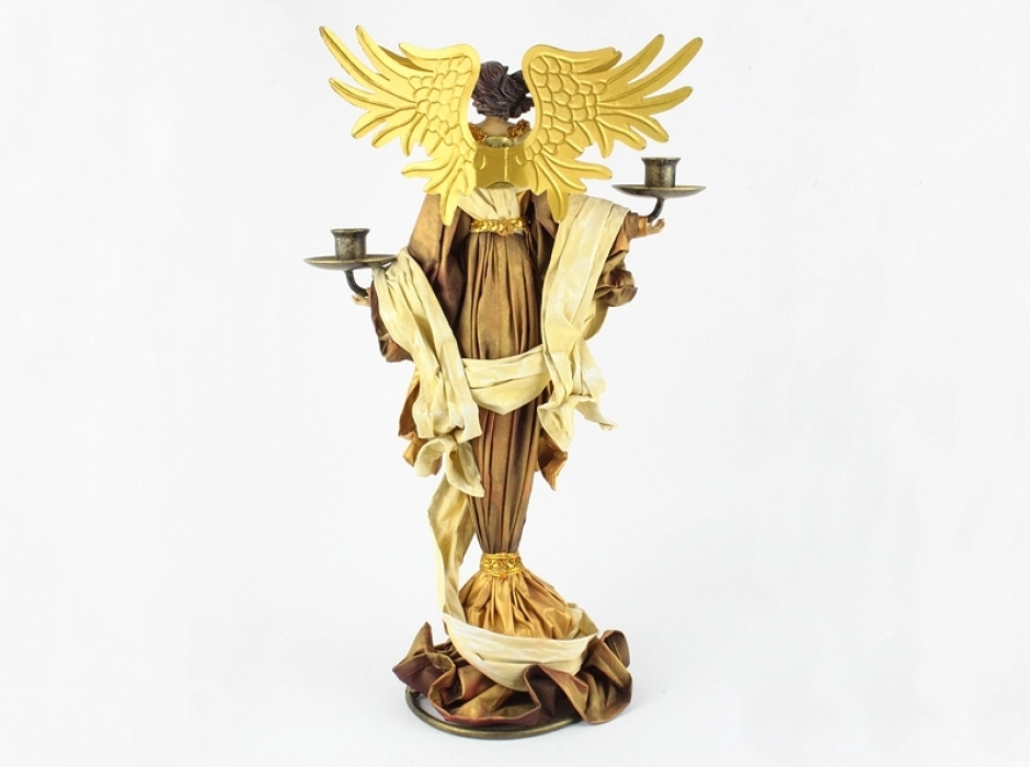 Ángel candelabro Navidad 55 cm.