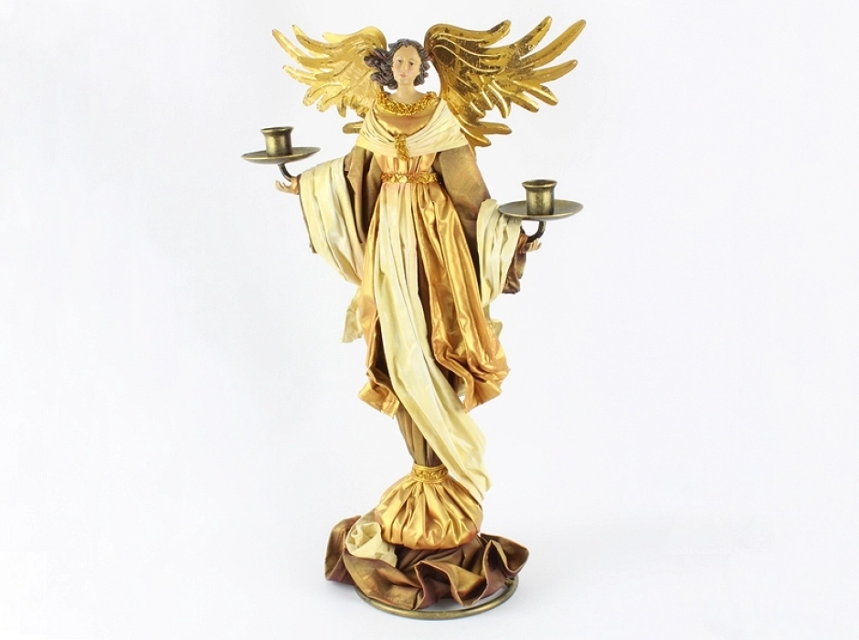 Ángel candelabro Navidad 55 cm.