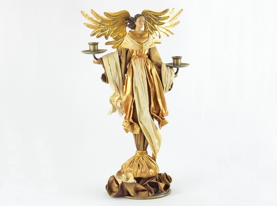 Ángel candelabro Navidad 55 cm.