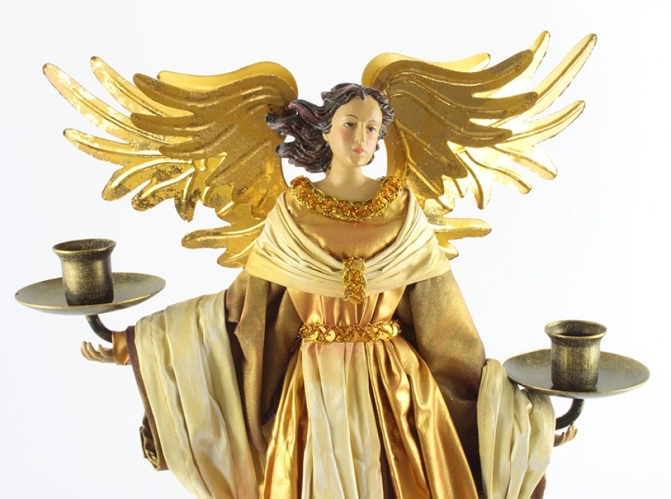 Ángel candelabro Navidad 55 cm.