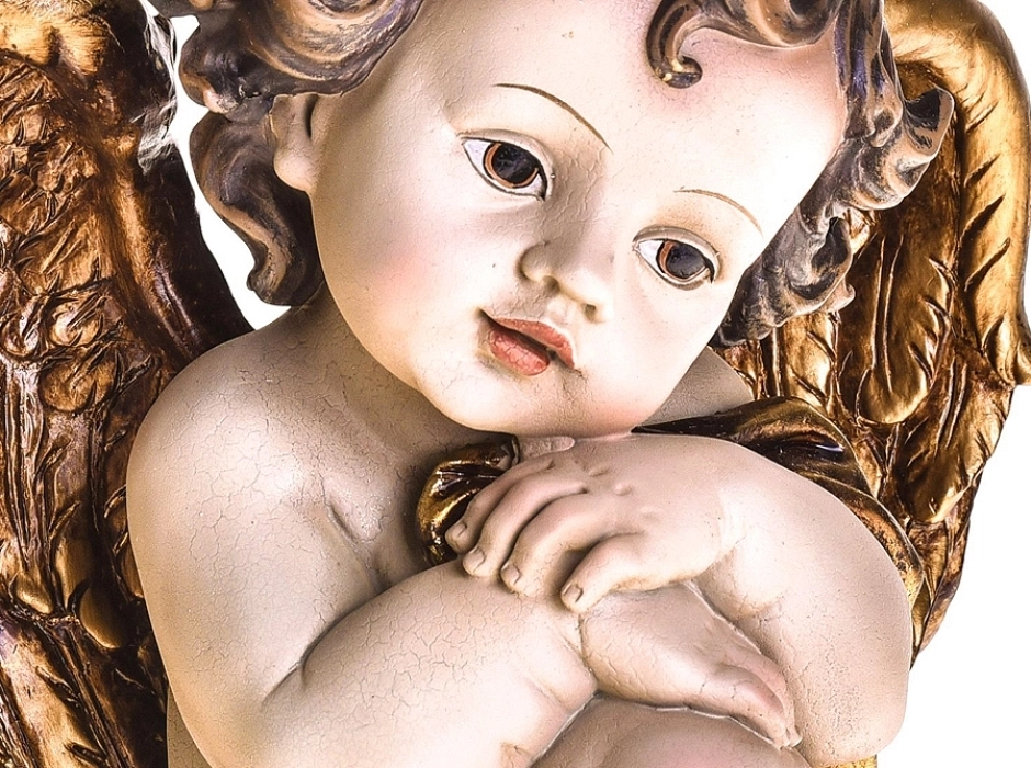 Ángel sentado 23,5 cm.