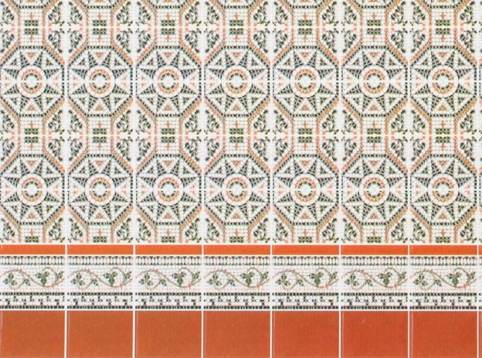 Azulejo mediterráneo 27,5 x 15 cm. Azulejo mediterráneo 27,5 x 15 cm.