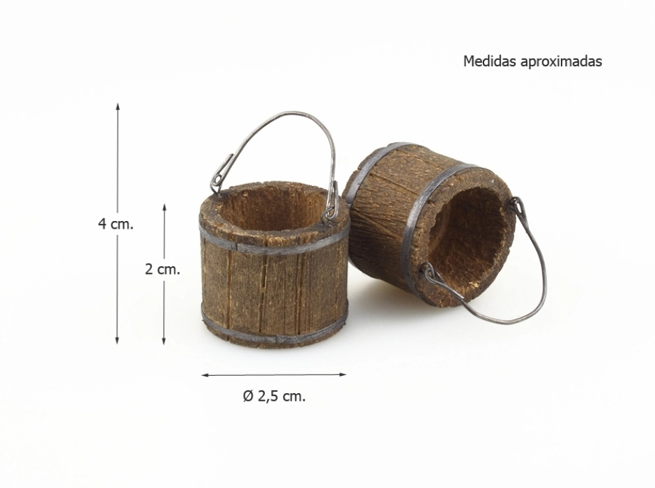 Balde - cubo de madera