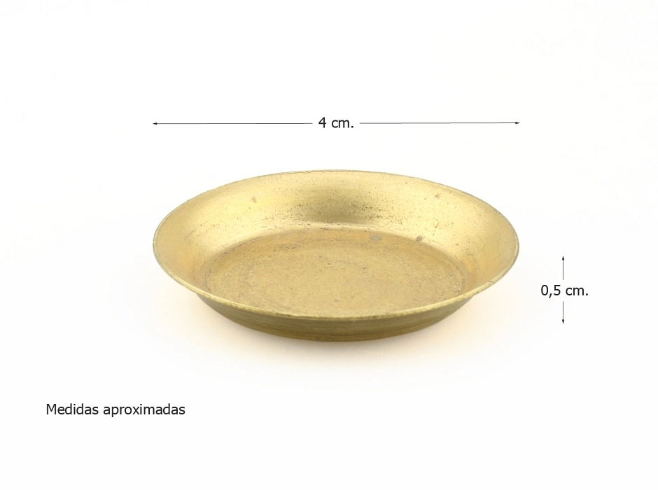 Bandeja de latón Ø 4 cm.