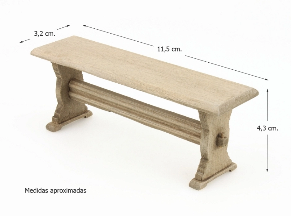 Banqueta rústica