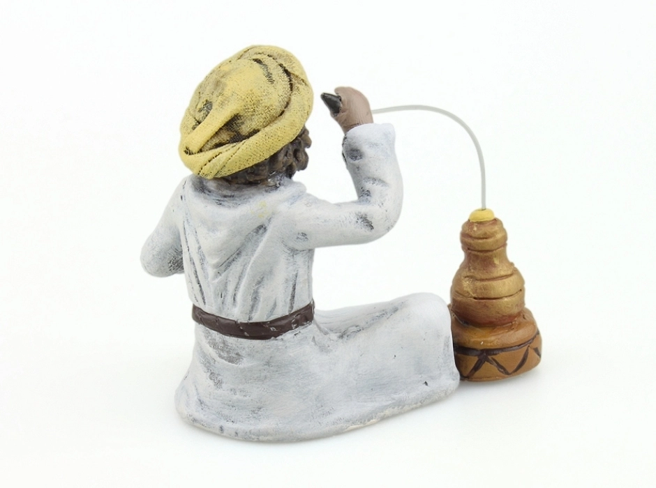 Beduino fumando en pipa 12 cm.