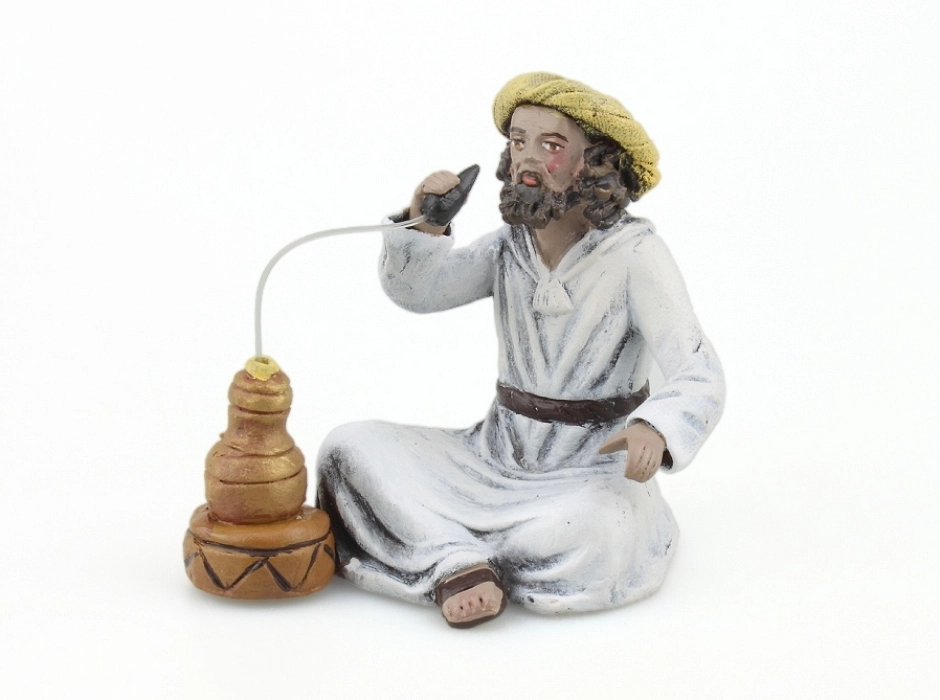 Beduino fumando en pipa 12 cm.