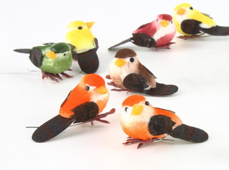 Bolsa 2 pájaros de colores Bolsa 2 pájaros de colores