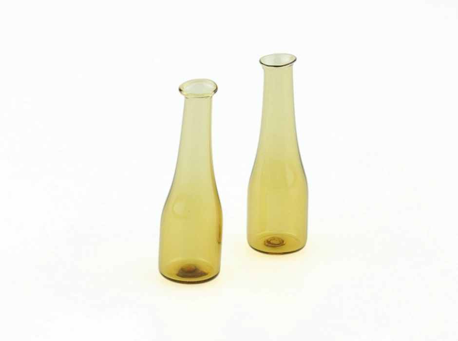 Botellas cristal ámbar con tapón (Bolsa 2 UNI.)