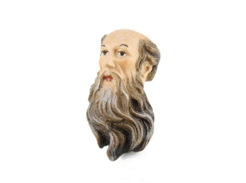Cabeza de anciano 15 cm.