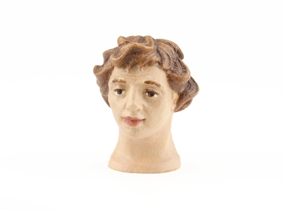Cabeza de hombre joven 15 cm.