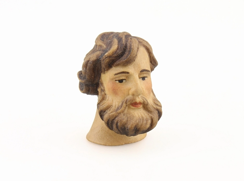 Cabeza de hombre (San José) 20 cm.