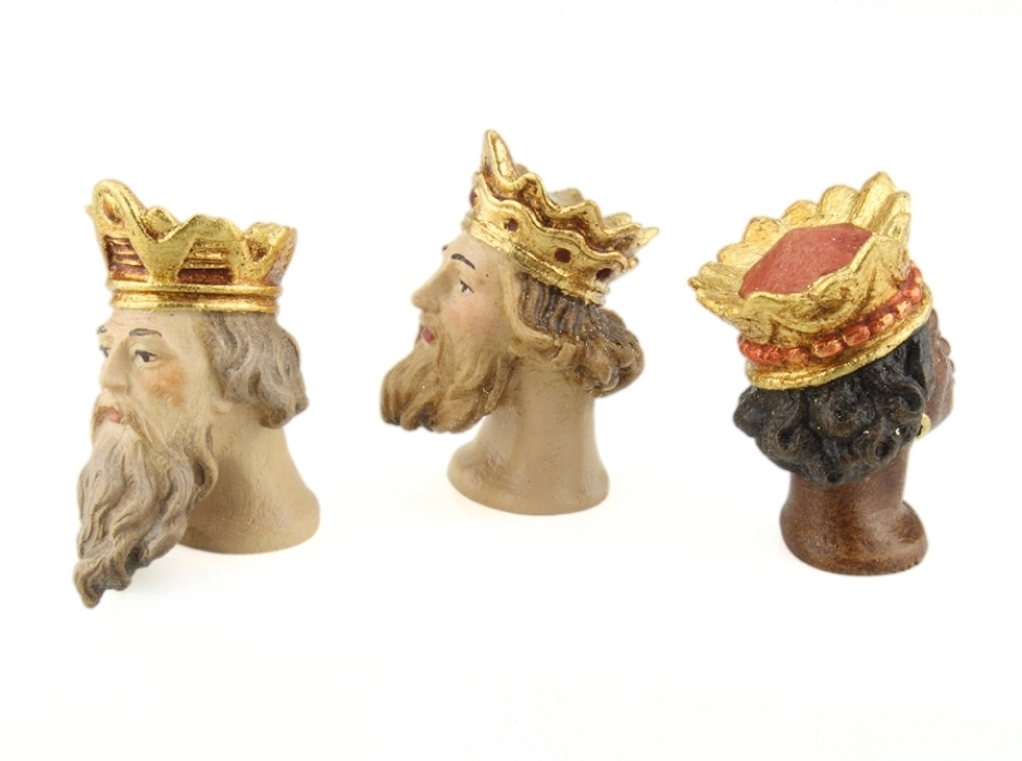 Cabezas de Reyes Magos 15 cm.
