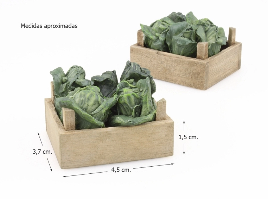 Caja plancheta con verduras