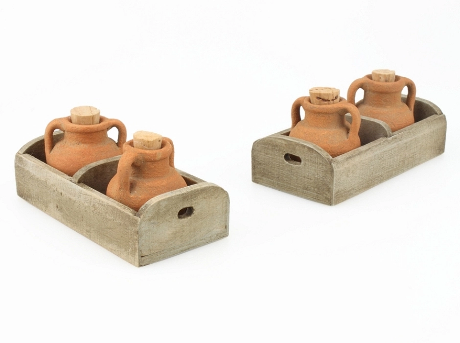Cajón con 2 cántaros