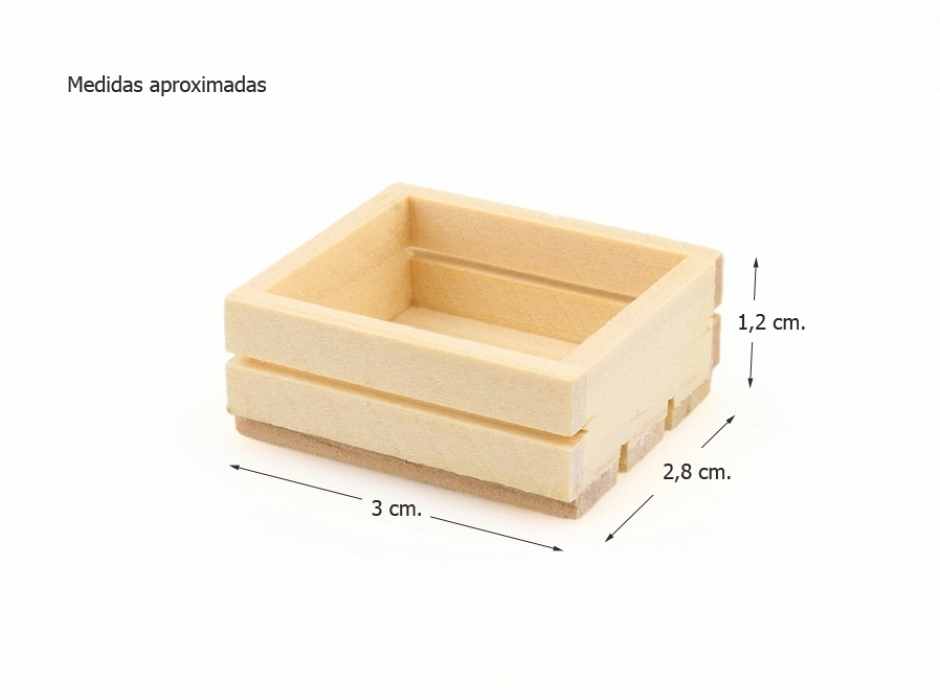 Cajón pequeño 3 cm. (Bolsa 2 UNI.)