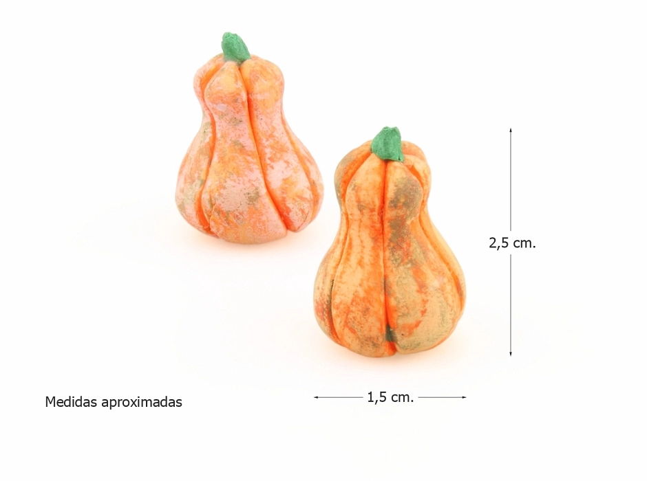 Calabaza alargada 2,5 cm.