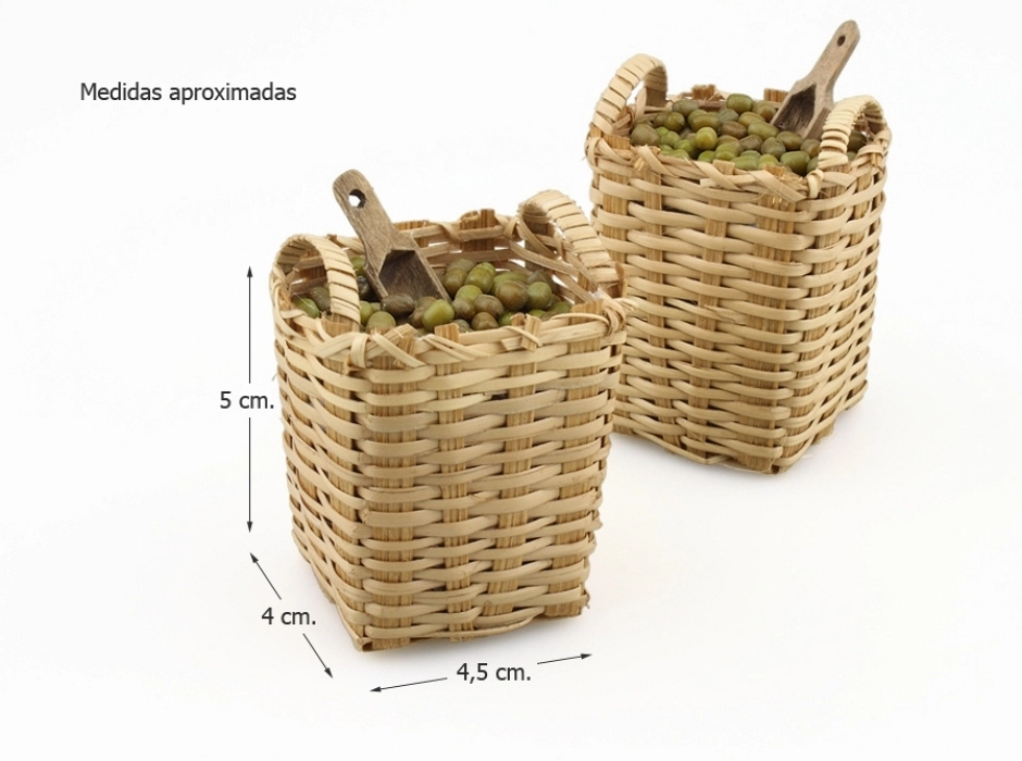 Capazo con aceitunas