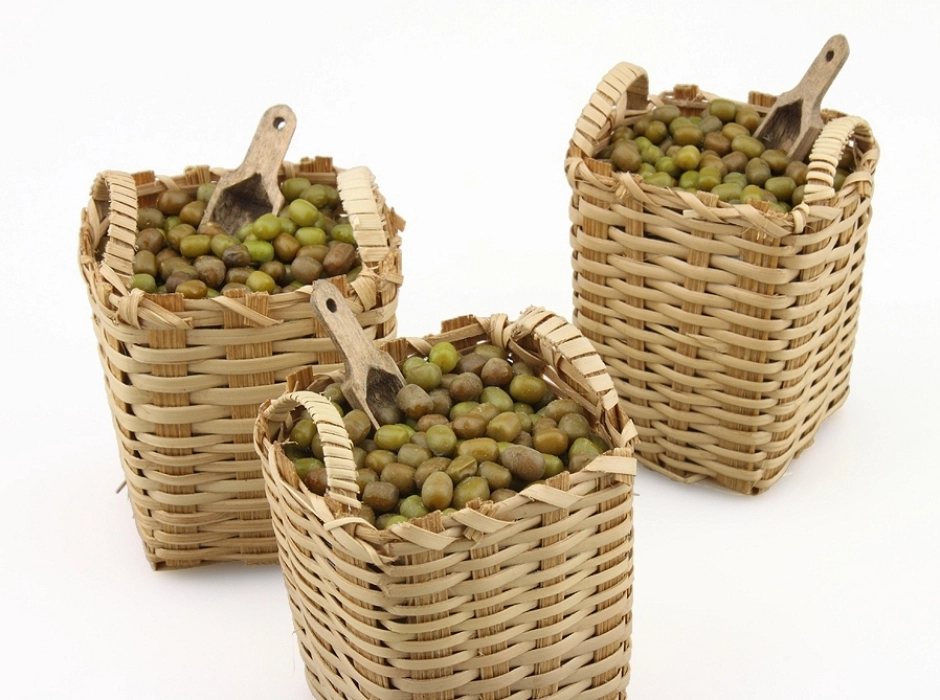 Capazo con aceitunas
