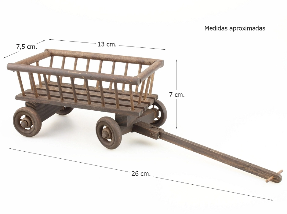 Carreta de mano 26 cm.