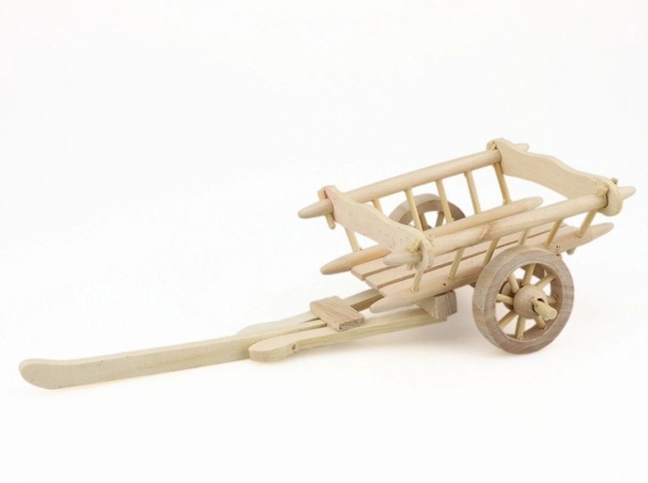 Carro de madera 22 cm. Carro de madera 22 cm.