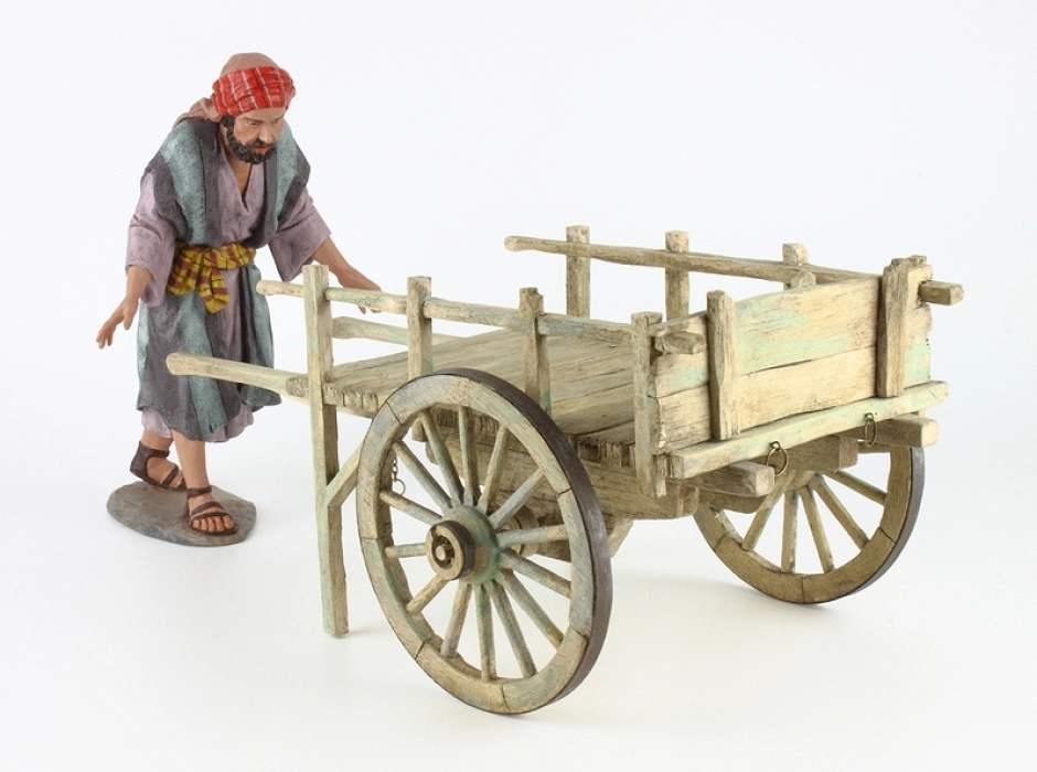 Carro de mercader 34 cm. (Para figuras de 24-25 cm.)