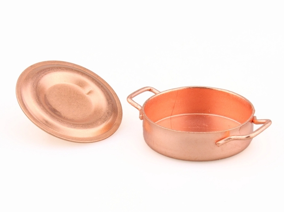 Cazuela baja de cobre