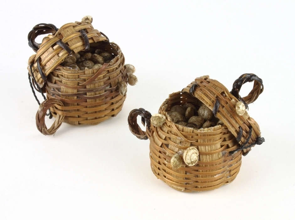 Cesta con caracoles