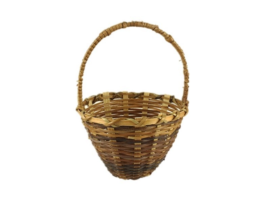 Cesta cónica con asa