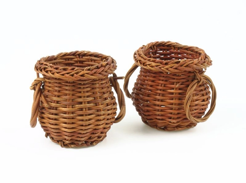 Cesta tinaja marrón