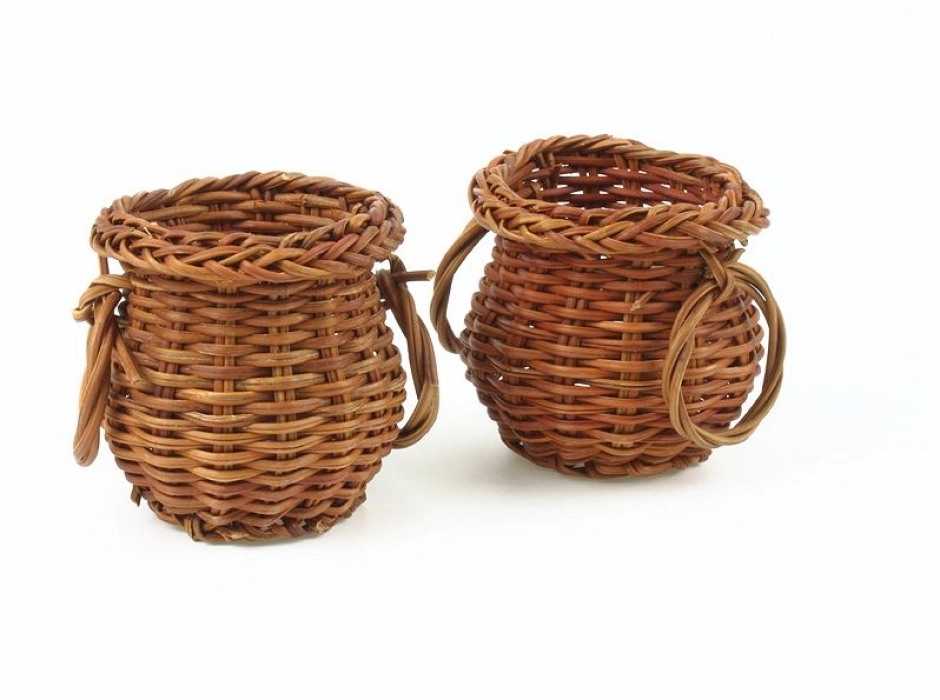 Cesta tinaja marrón