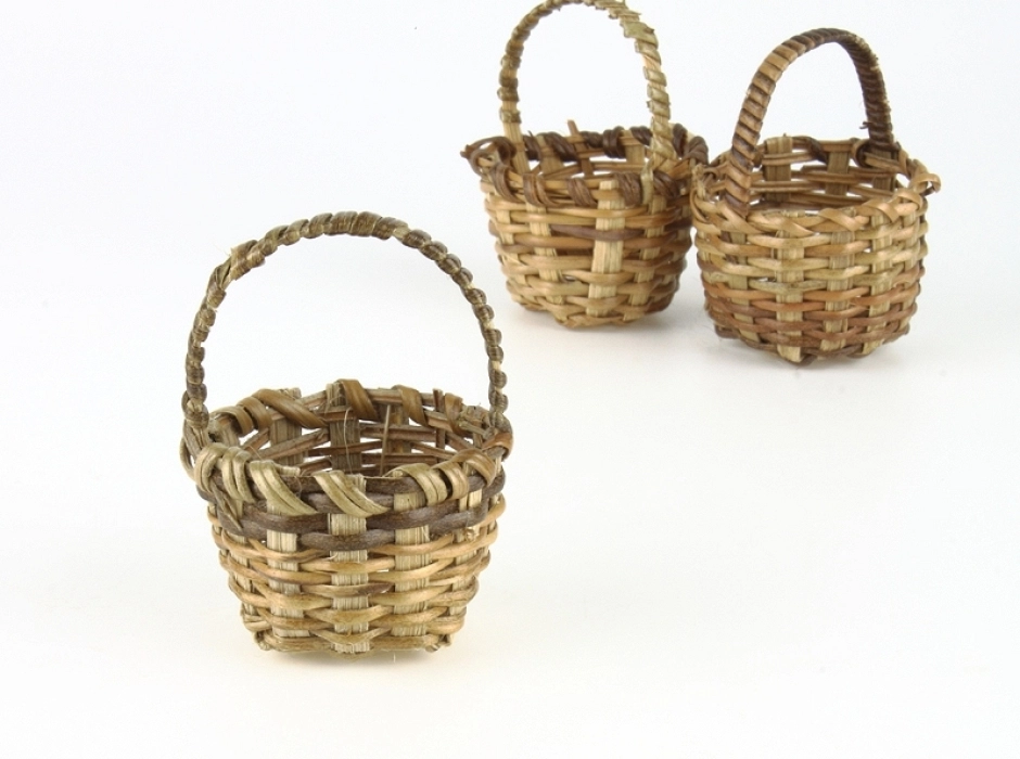 Cestas con asa Ø 4 cm. (Bolsa 3 UNI. surtidas)