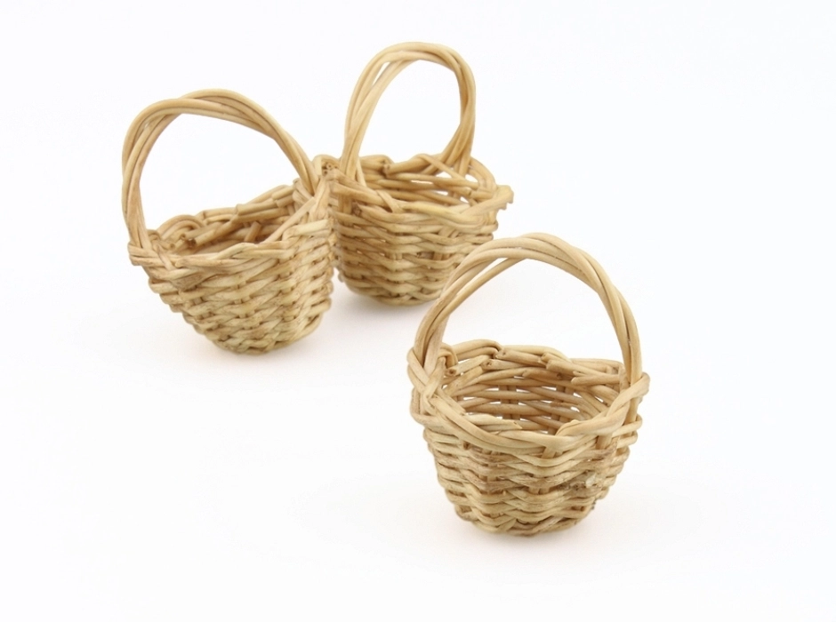 Cestas de mimbre Ø 2,5 cm. (Bolsa 3 UNI.) Cestas de mimbre Ø 2,5 cm. (Bolsa 3 UNI.)