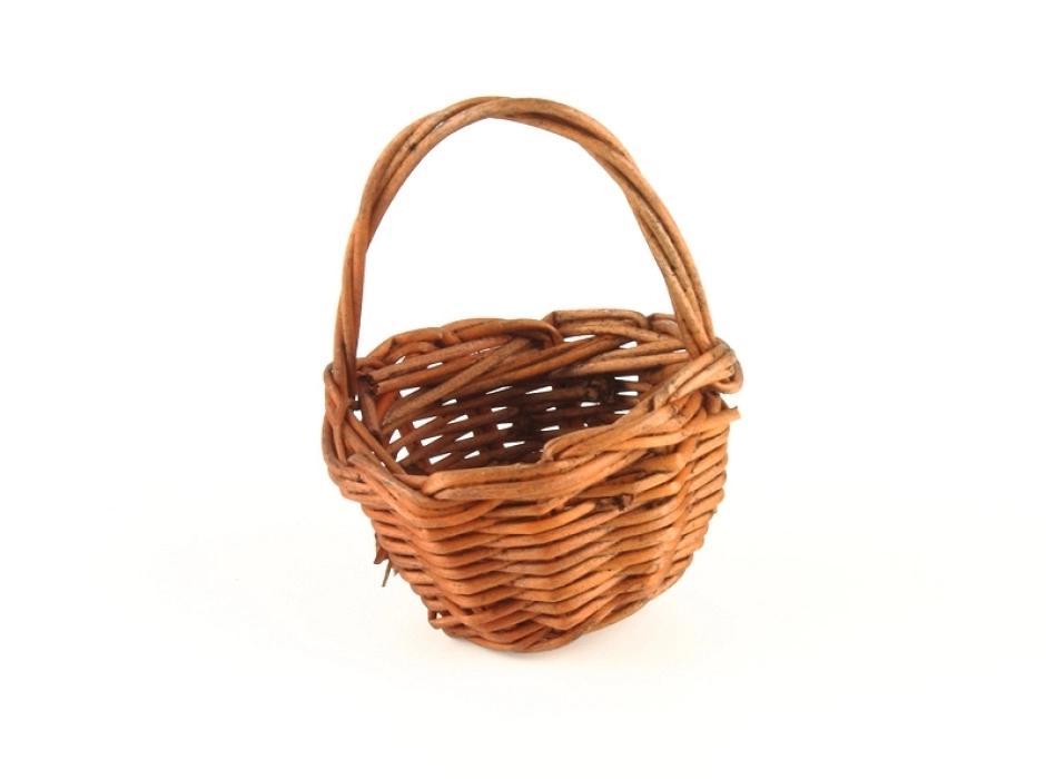 Cestas marrones con asa Ø 3,3 cm. (Bolsa 3 UNI.)