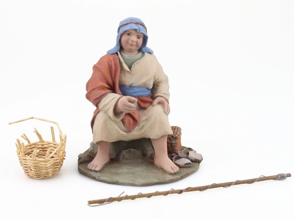 Cestero - pescador 12 cm.