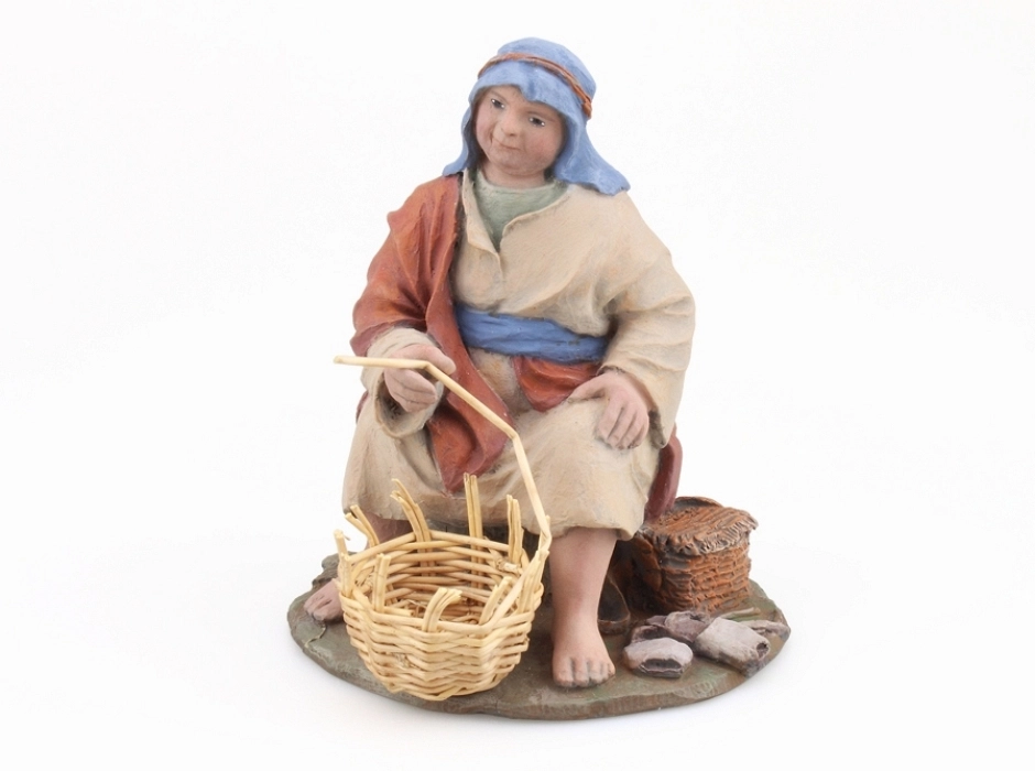 Cestero - pescador 12 cm. Cestero - pescador 12 cm.