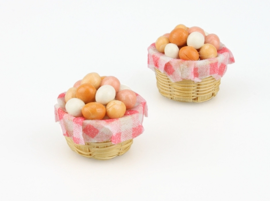Cestillo con huevos