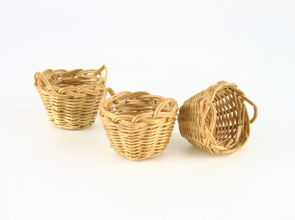 Cestillos mimbre con asas Ø 3 - 3,5 cm. (Bolsa 3 UNI.) Cestillos mimbre con asas Ø 3 - 3,5 cm. (Bolsa 3 UNI.)