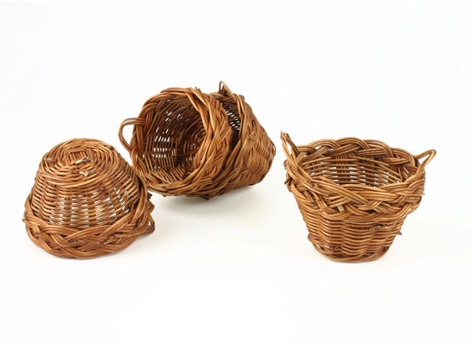 Cesto mimbre marrón Ø 5 cm. Cesto mimbre marrón Ø 5 cm.