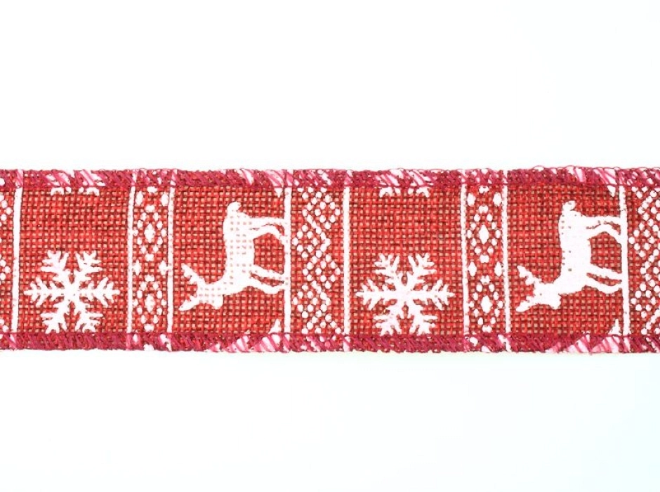 Cinta roja con textura