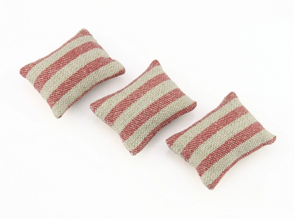 Cojines rústicos 4 x 3 cm. (Bolsa 3 UNI.)
