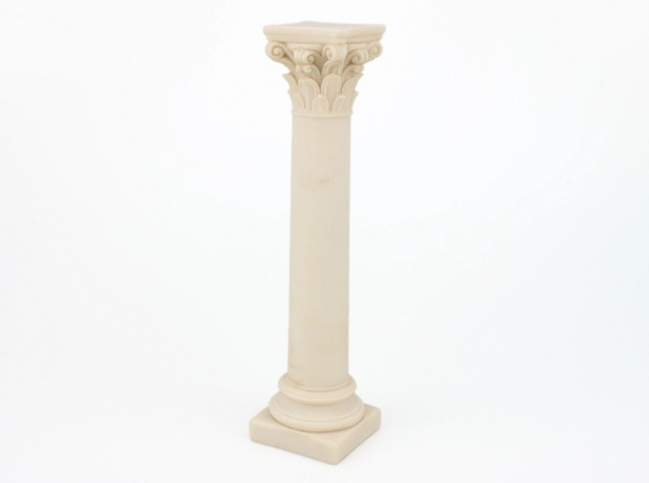 Columna con fuste liso