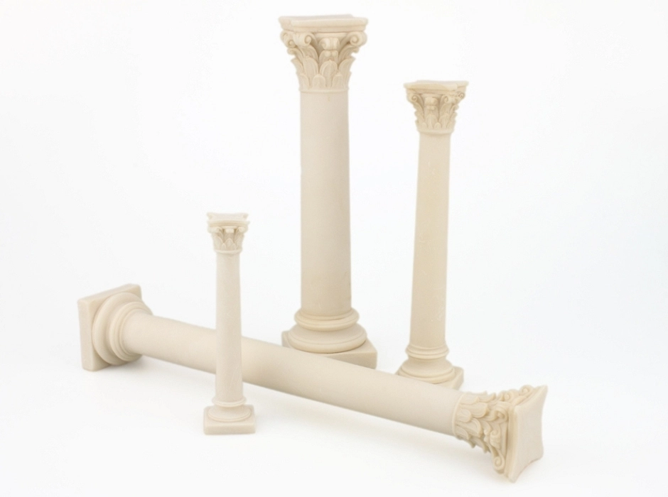 Columna con fuste liso Columna con fuste liso