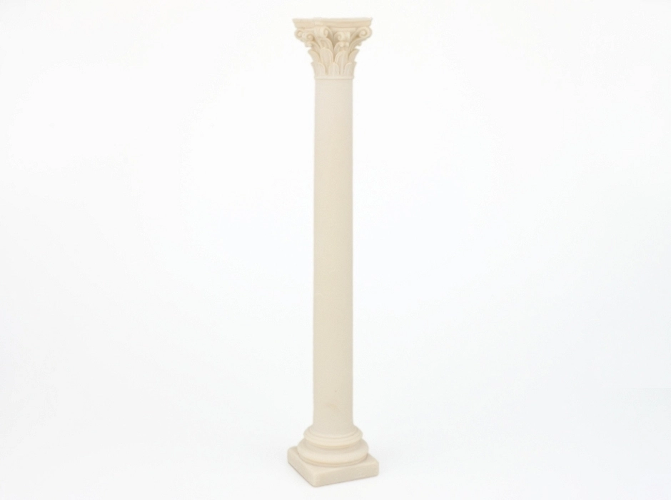 Columna con fuste liso