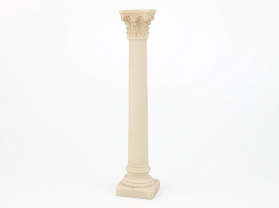 Columna con fuste liso